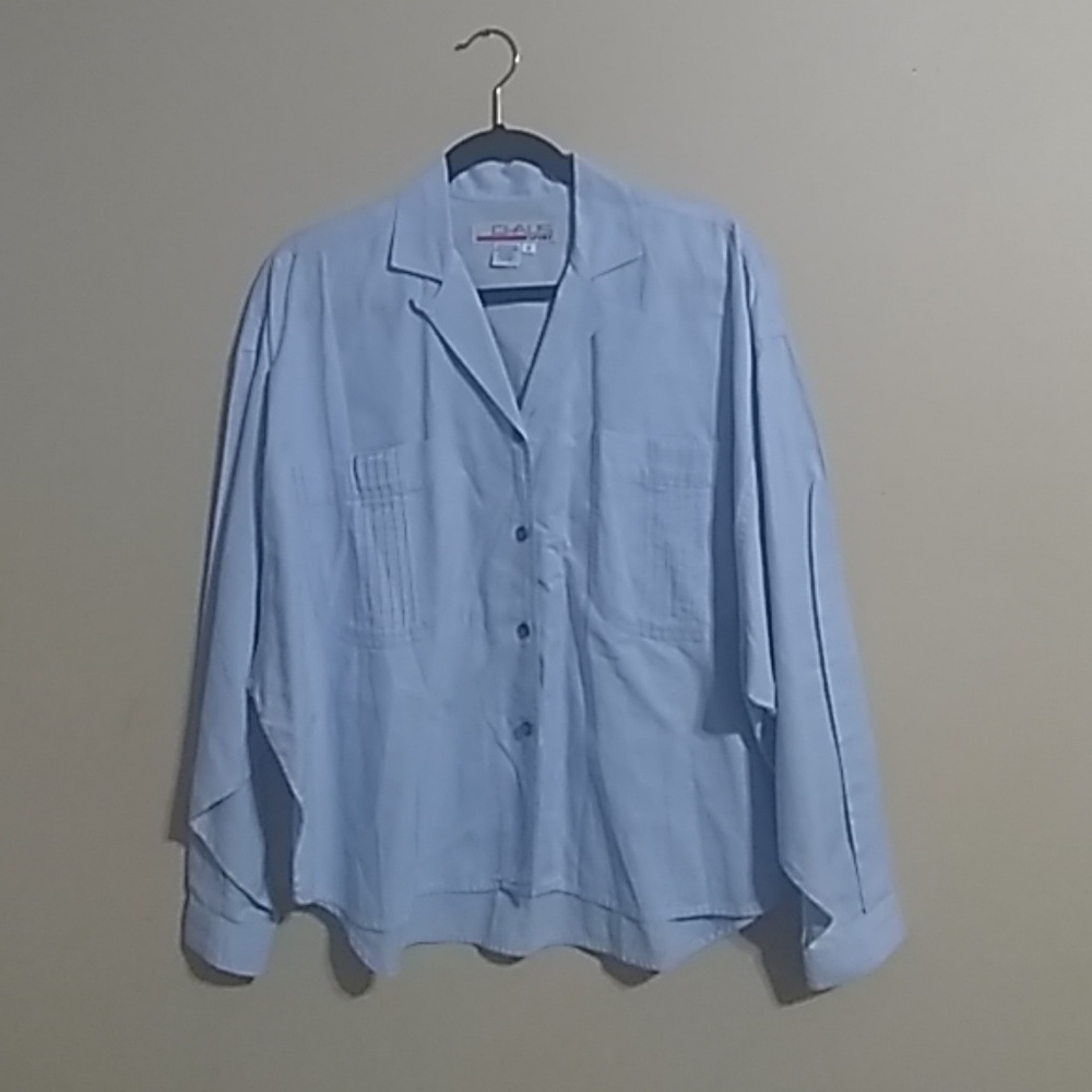 Spring Clerance!!  "Chaus"size S  light blue shirt